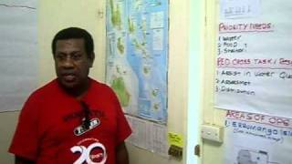 Vanuatu Red Cross Society, Emergency Operation Center for Cyclone Vania
