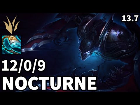 Nocturne Jungle vs Karthus - EUW Master | Patch 13.7