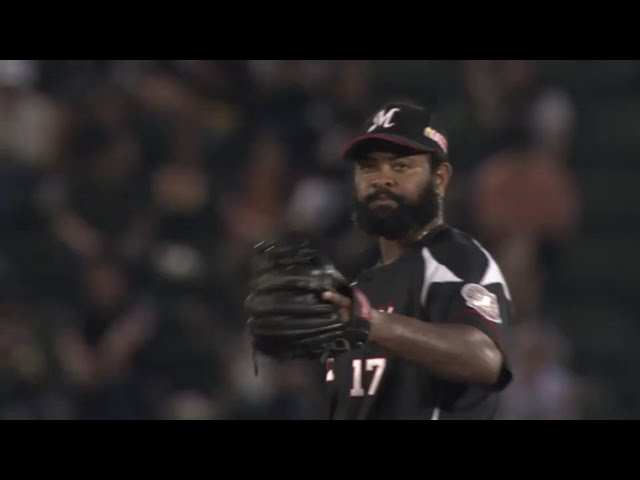 【5回裏】さすがのグラブさばき!! マリーンズ・ナバーロが好守で魅せる!!  2016/7/27 Bs-M