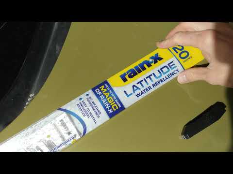 Rain-X Latitude PTB installation "pinch tab button" Jeep Renegade