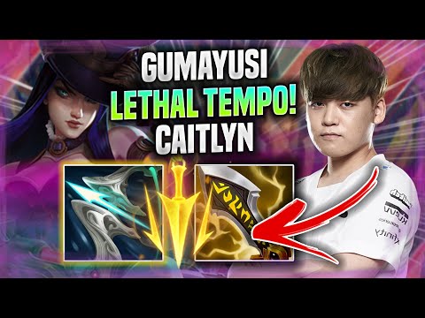 GUMAYUSI TRIES NEW LETHAL TEMPO WITH CAITLYN! - T1 Gumayusi Plays Caitlyn ADC vs Aphelios!
