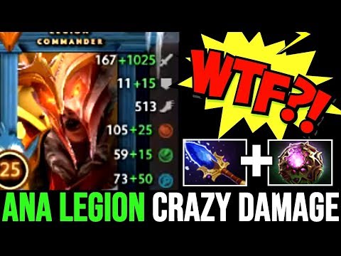 ANA WTF 1K DUEL Damage Legion Scepter Build with Topson Signature Monkey King - 7.22 Dota2