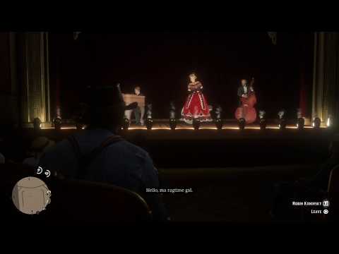 Red Dead Redemption 2 - Robin Koninsky performing "Hello" .. song about the Telephone