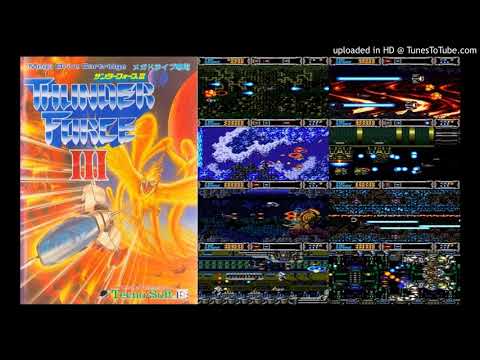 Thunder Force III 3 - Stage 7 Orn Base (Hunger Made Them Desperate) Mega Drive Genesis soundtrack