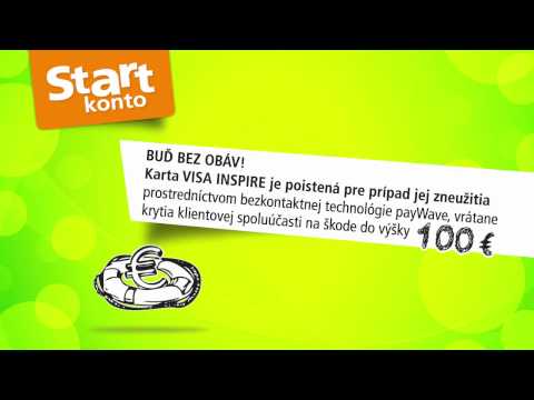 VÚB banka: Start konto s novou VISA Inspire