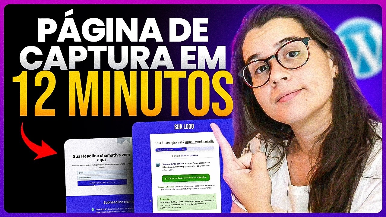 Como Criar Página para Capturar Leads (WordPress e Elementor)