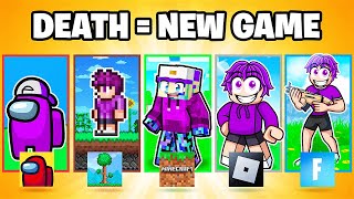 Minecraft, But if I Die I Switch Games