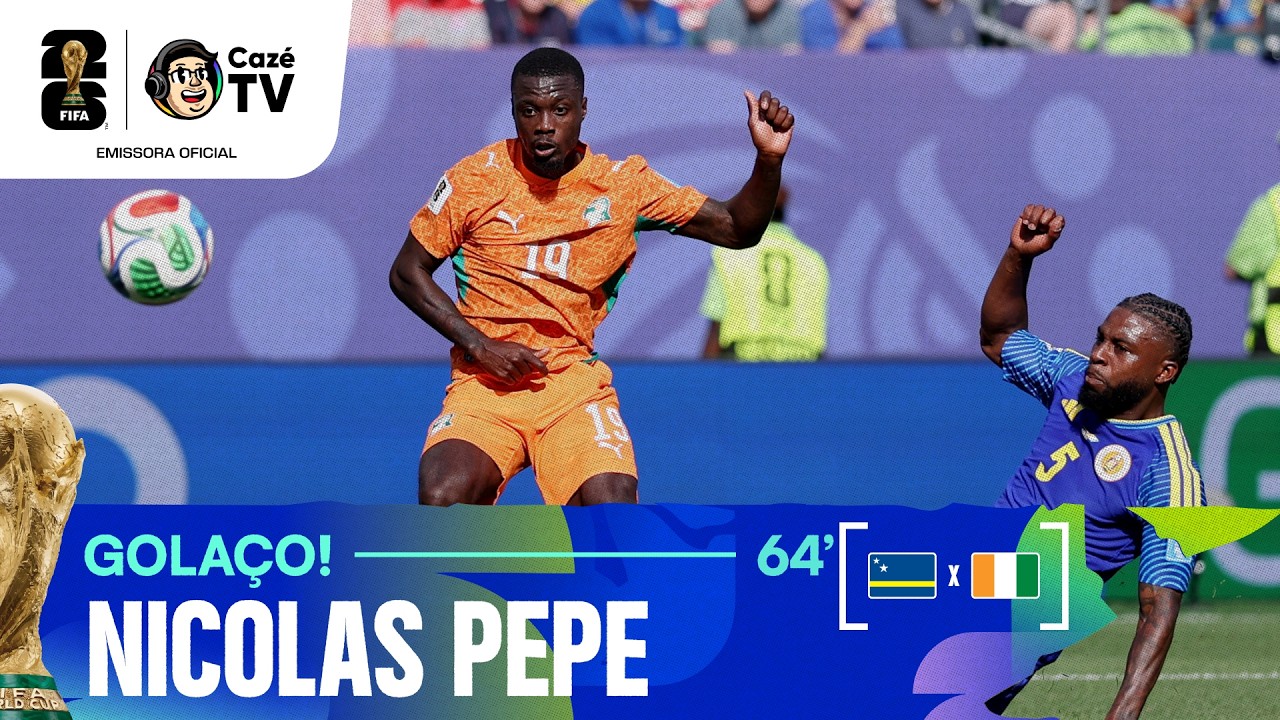 ELE FEZ DE NOVO! NICOLAS PEPE RECEBE UM LINDO PASSE E BATE COM CATEGORIA PRO GOL!