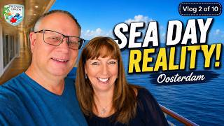 Oosterdam Sea Day: 600 Steps to Find Breakfast + No AC!