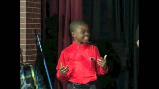 Pint Size Preacher - Terrance Dean Jr. Speaks at The Black Academy of Arts and Letters