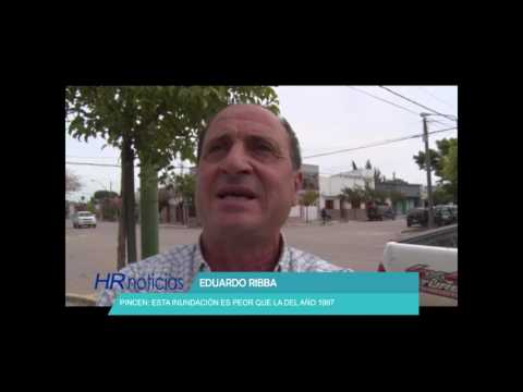 EDUARDO RIBBA   PINCEN  ESTA INUNDACION ES PEOR QUE LA DEL AÑO 1997