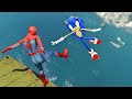 GTA 5 Spiderman Vs Sonic Funny Falls Ragdolls Vol 1 Euphoria Physics