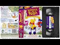 Winnie The Pooh Sing A Song With Pooh Bear 1999 10th May 1999 UK VHS
