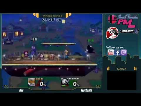 Smash @ Skyloft 8/7 - Winners Round 3 - Res(Sheik) vs Teachable (Meta Knight)