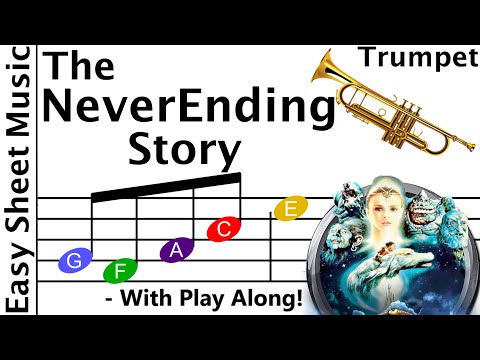 How to Play The Never Ending Story on Trumpet | Easy Beginner Sheet Music