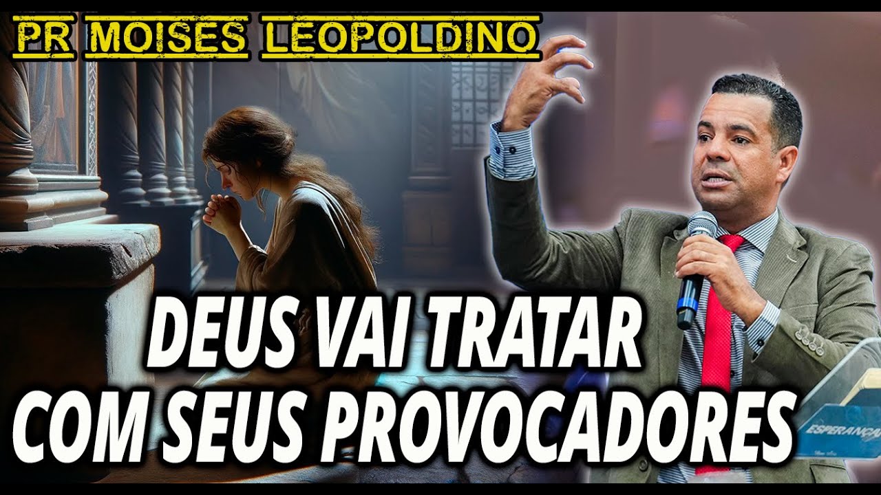NÃO DESÇA AO NÍVEL DE PENINA -Pr Moisés Leopoldino 2024 Pregação Evangélica 2024 culto ao vivo agora