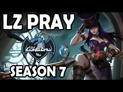 LZ Pray plays CAITLYN ADC vs A Korean Challenger LUCIAN