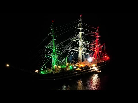 La Regina dei Mari  Amerigo Vespucci  a  Rapallo  #djiair2s  Wondershare Filmora 11