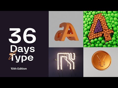 36 Days of Type Compilation 10th Edition Compilation