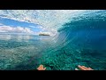 Secret Spot In The Remote Pacific Goes Perfect RAW POV SURFING