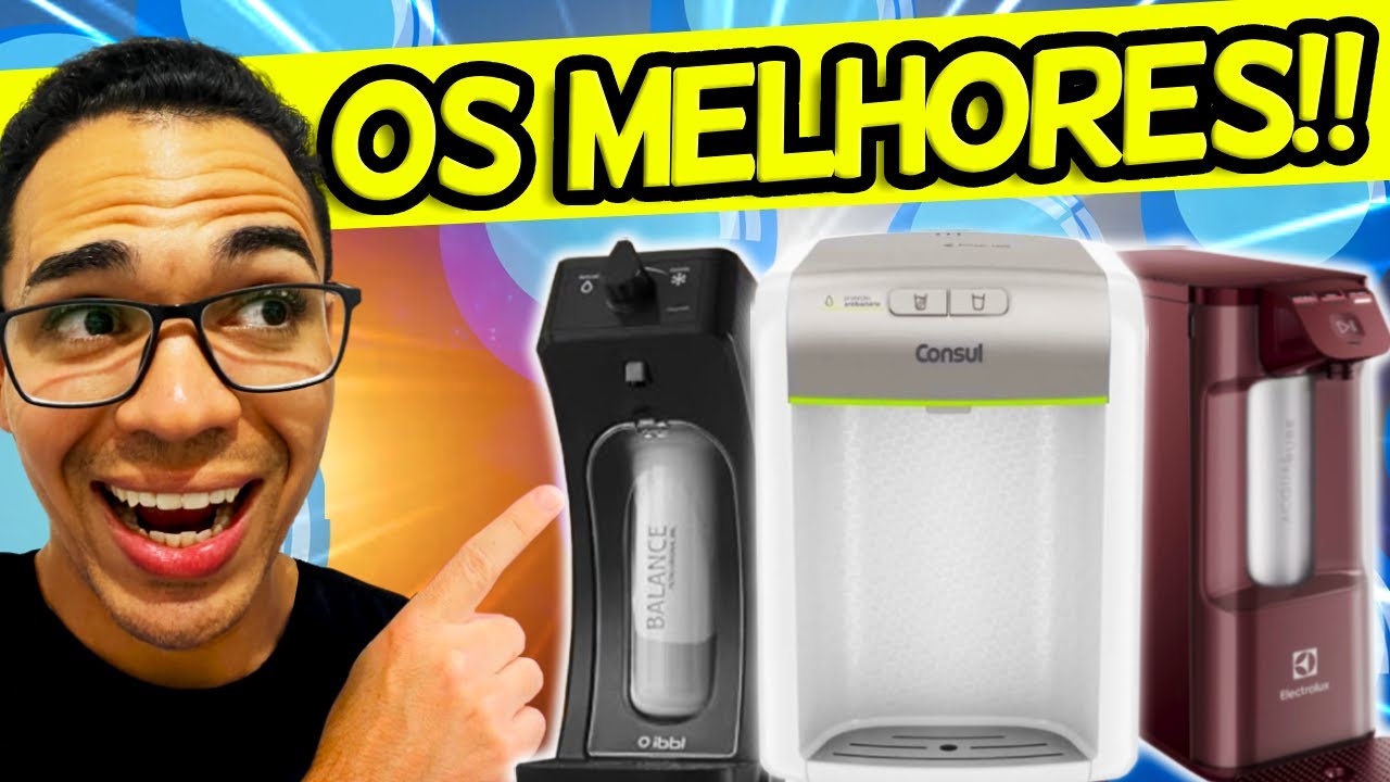 TOP 5 Melhores Purificadores de Água em 2024 (ATUALIZADO) | Custo benefício e água gelada