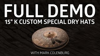 Video thumbnail for Zildjian Demos - 15" K Custom Special Dry Hats by Avedis Zildjian Company
