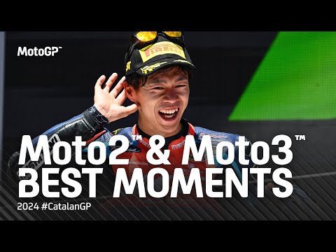 Moto2 & Moto3 2024 第6戦カタルーニャGP(カタロニア・サーキット)決勝レースハイライト動画