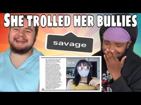 a hate group bullied me so i annoyed them REACTION