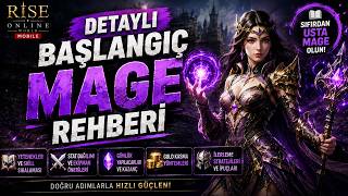 SIFIRDAN MAGE REHBERİ! 🔥 STAT, SKILL, İTEM & COMBO | Rise Online Mobile