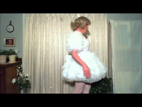 White Backless dress.wmv