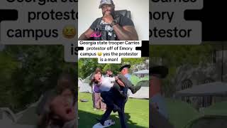 Georgia State police carries out a protester #shorts