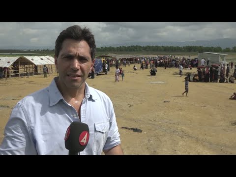 Samir i Bangladesh: ”Kommer hela tiden fler och fler” - Nyheterna (TV4)