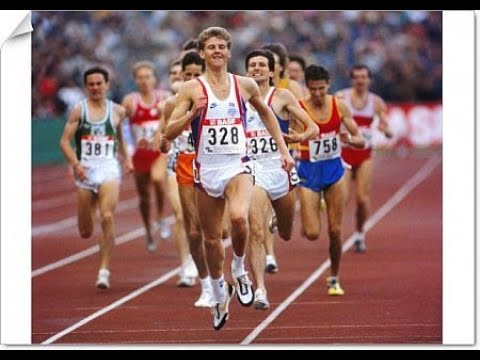 Steve Cram contre Sebastian Coe Championnat d'Europe 1500m Stuttgart 86.