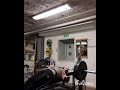 100kg bench press 35 reps with close grip,legs up