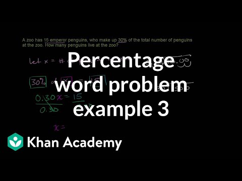 Percent word problems