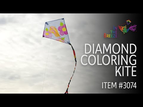 Diamond Coloring Kite - In the Breeze