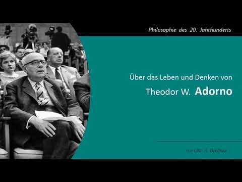 Über das Leben und Denken von Adorno