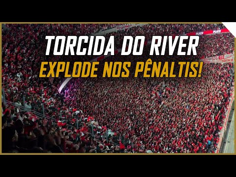 EXPLOSÃO DA TORCIDA DO RIVER NOS PÊNALTIS CONTRA LIBERTAD NA LIBERTADORES! (Legendado)