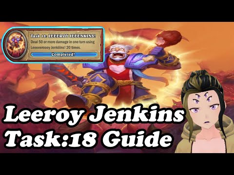 Leeroy Jenkin's Task 18 Guide | Hearthstone Mercenaries
