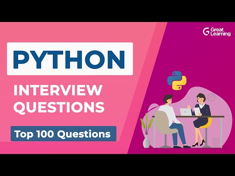 Top 100 Python Interview Questions Python Programming Crack Python Interview Great Learning