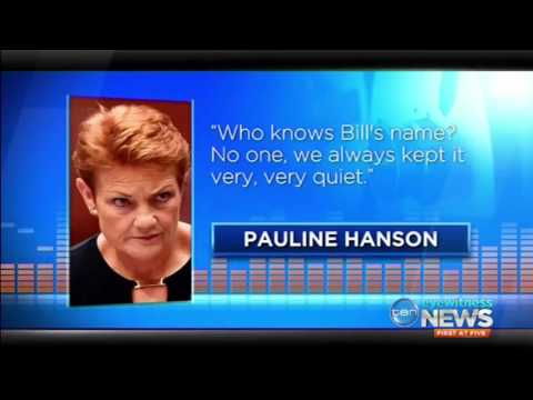 Pauline caught with pants down in plane recording