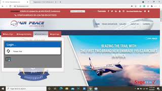 Steps On How To Check In Air Peace Flight Ticket Online