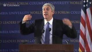 Prime Minister of Portugal, José Sócrates at World Leaders Forum