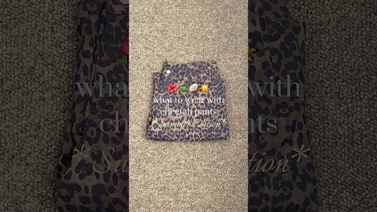 outfit ideas w/ cheetah pants for the summa 🌺🐆(dm the fact I keep reloading 😭) #fypシ゚viral