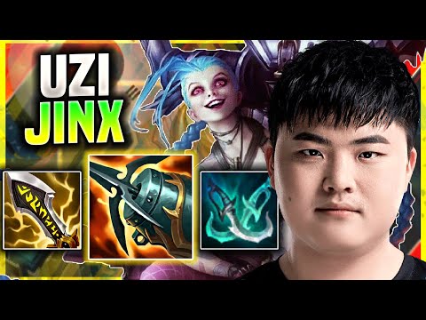UZI IS SO CLEAN WITH JINX! - Uzi Plays Jinx ADC vs Samira! | Season 11
