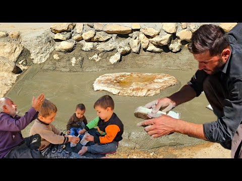 🌾 A Day of Kindness and Tradition — Salahadin Visits His Family and Helps Rebuild the Old Mill 🐑❤️
