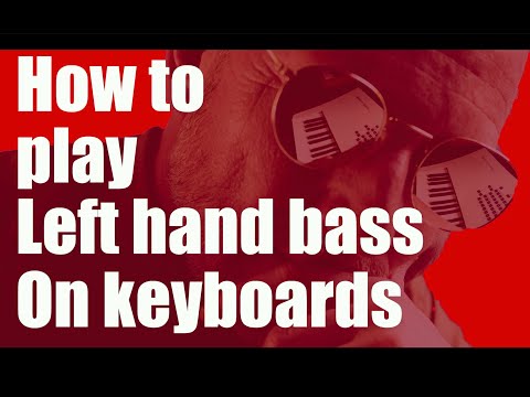 Tutorial: How to play left hand bass on keyboards