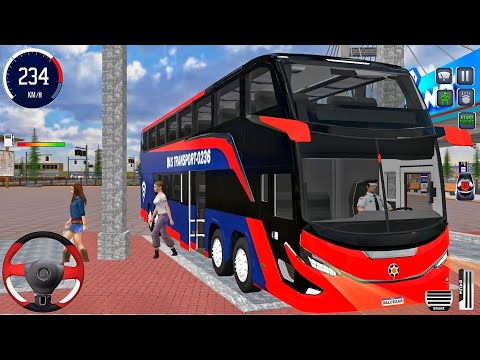 Bus Simulator Games 2025 - Euro Transporter Bus Driving 3D - Bus Game Android Gameplay