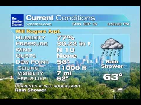 Custom WeatherStar XL 2: Oklahoma City, OK - 09/25/2016