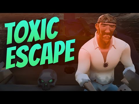 Escaping TOXIC Kids in a Rowboat! | Sea of Thieves Funny Moments